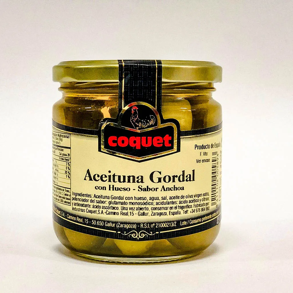 Aceituna Gordal Rellena de Anchoa - La Real