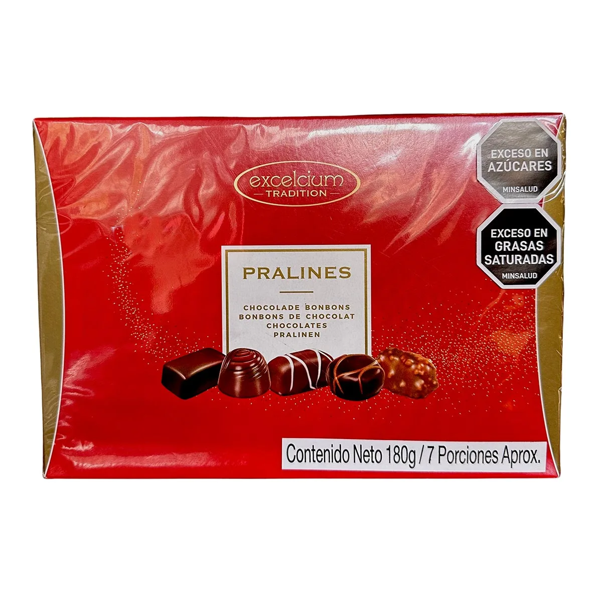 CHOCOLATE PRALIN EXCELCIUM 180GR - Huerta Cajicá