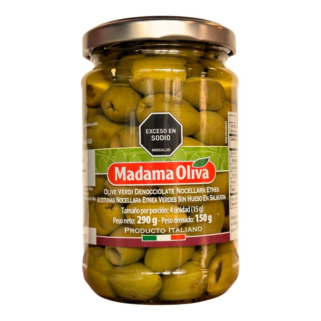 ACEITUNAS NOCELLARA ETNEA VERDES MADAMA OLIVA