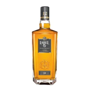 WHISKY LABEL 5 12 AÑOS