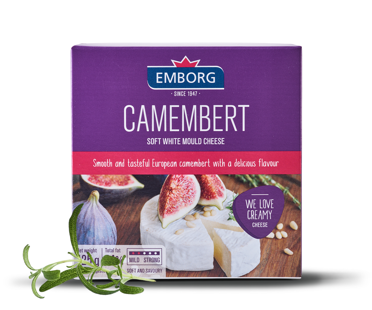 QUESO CAMEMBERT SUAVE EMBORG 125GR