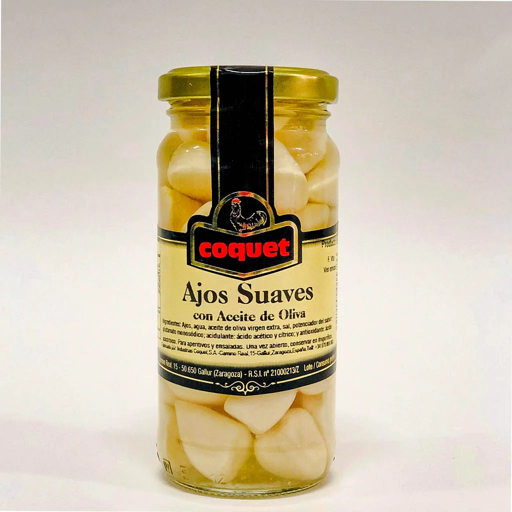 AJOS SUAVES CON ACEITE DE OLIVA COQUET