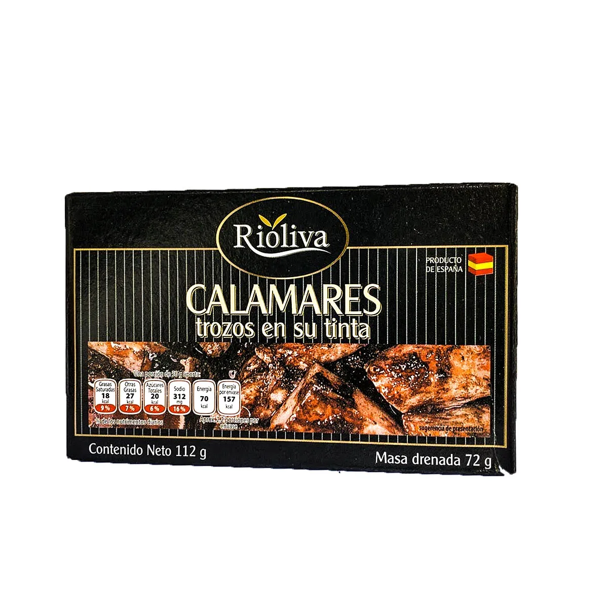 Calamares - trozos en su tinta