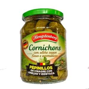 Pepinillos en vinagre con eneldo y mostaza