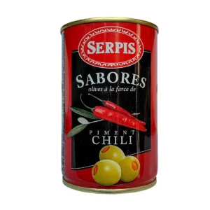 ACEITUNAS VERDES RELLENAS DE CHILI SERPIS