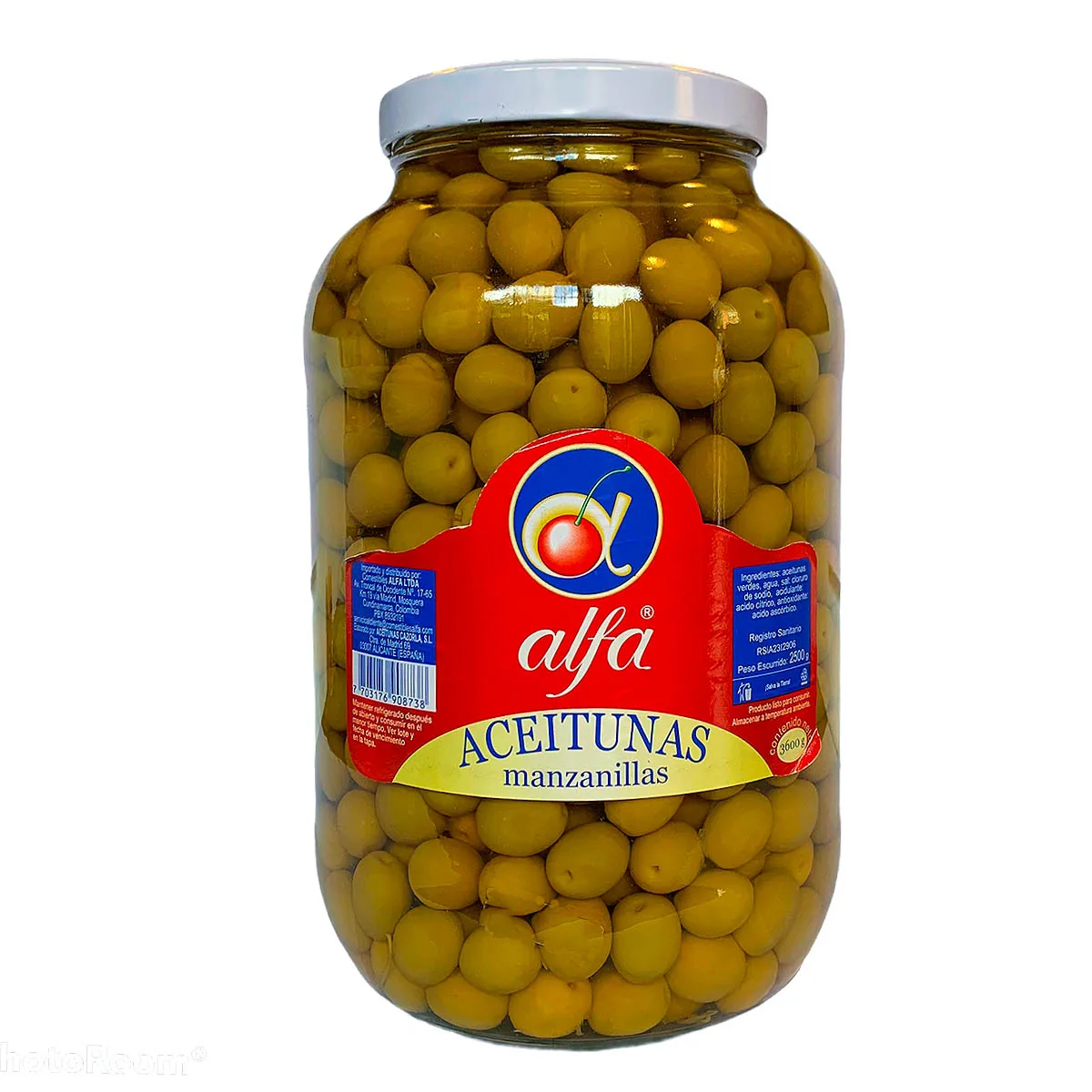 ACEITUNAS VERDES MANZANILLA