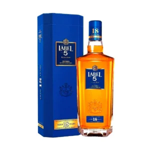 WHISKY LABEL 5 18 AÑOS