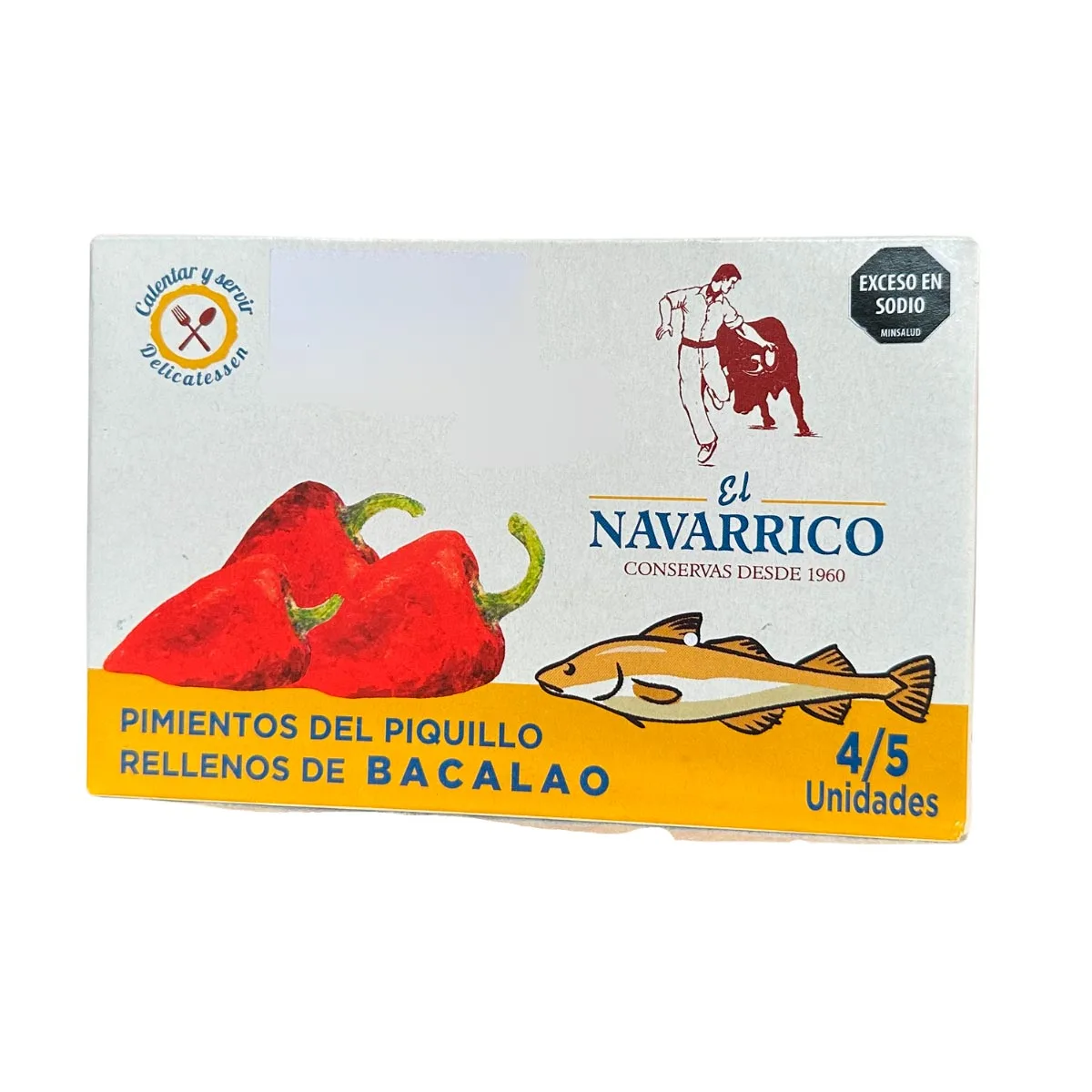 EL NAVARRICO PIMIENTOS DEL PIQUILLO RELLENOS DE BACALAO